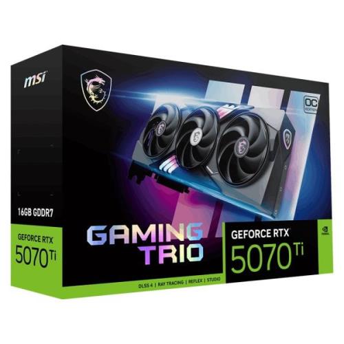 En ucuz MSI RTX5070TI 16G GAMING TRIO OC 16GB GDRR7 256B DX12 PCIE 5.0 X16 (3XDP1XHDMI)